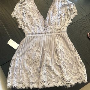 Tobi NWT lace romper. Size small